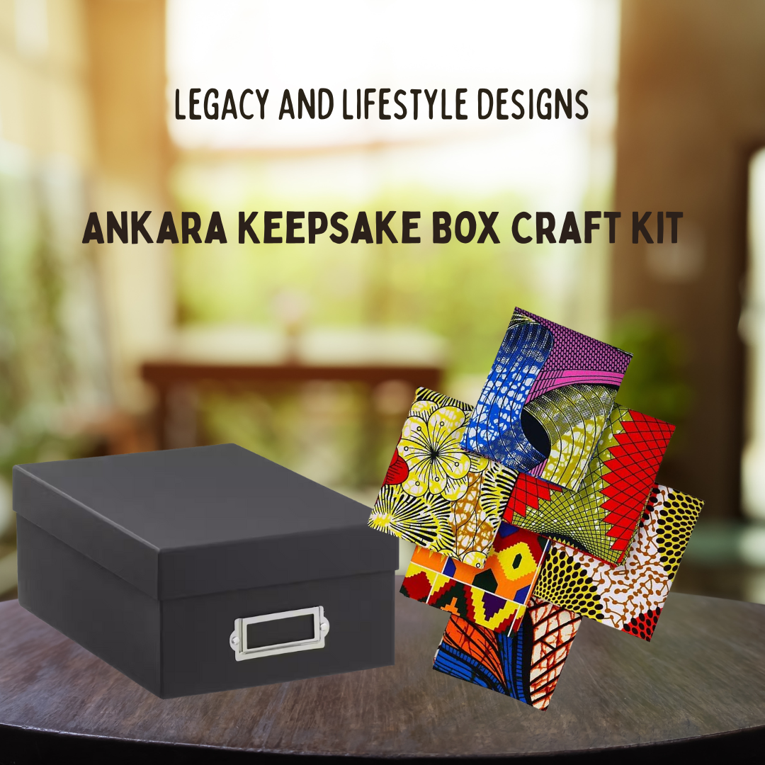 Ankara Keepsake Box Craft Kit