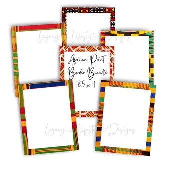 African Print Border Bundles