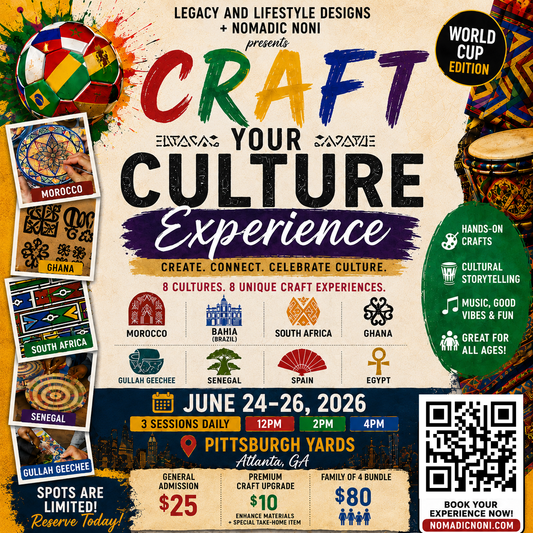 Craft Your Culture Experience | Morocco June 24 | 12PM