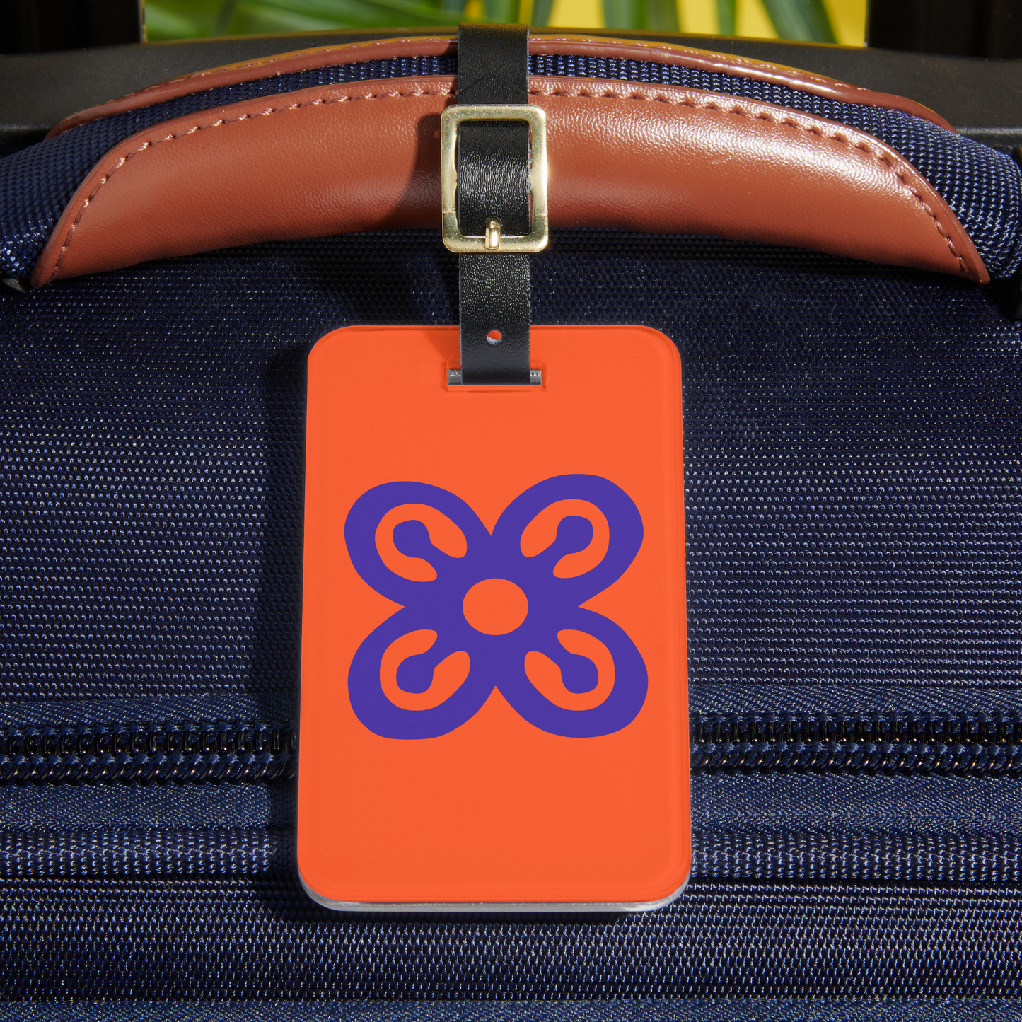 African Adinkra (Abundance) Luggage Tag