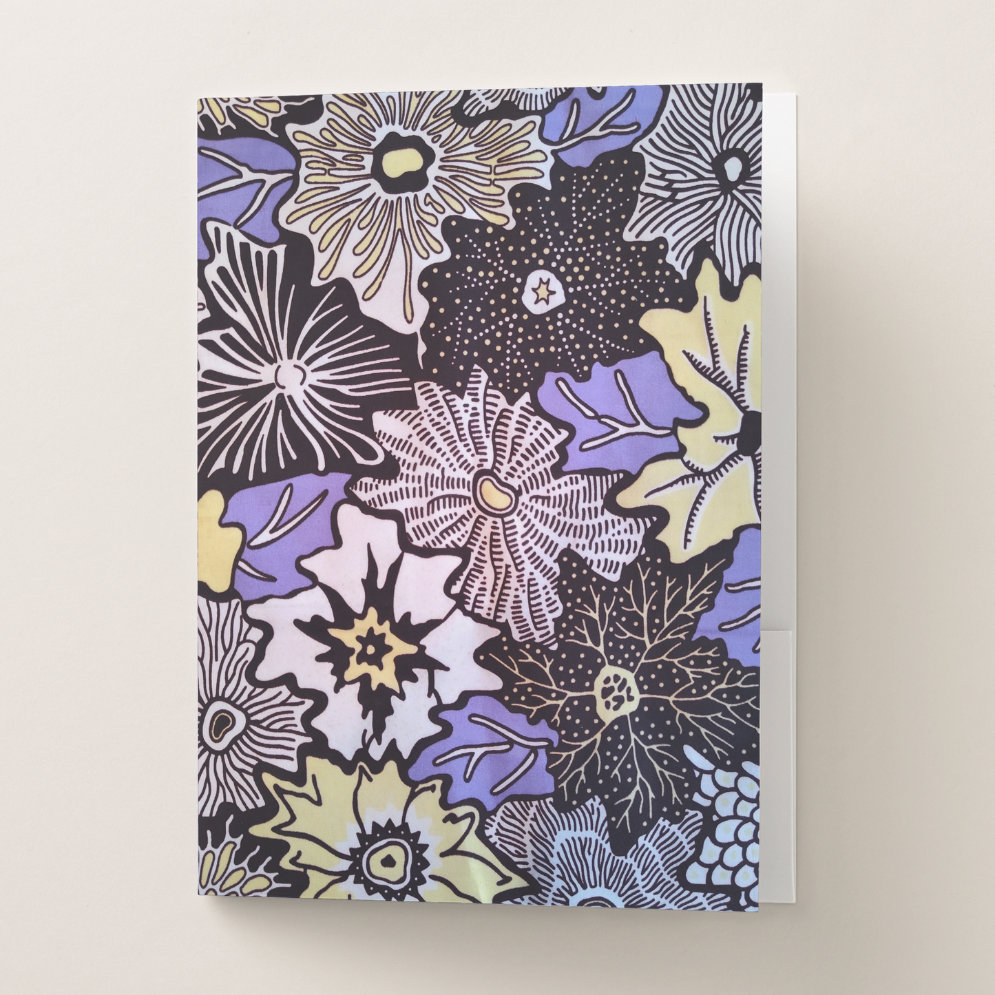 African Print Pocket Folder