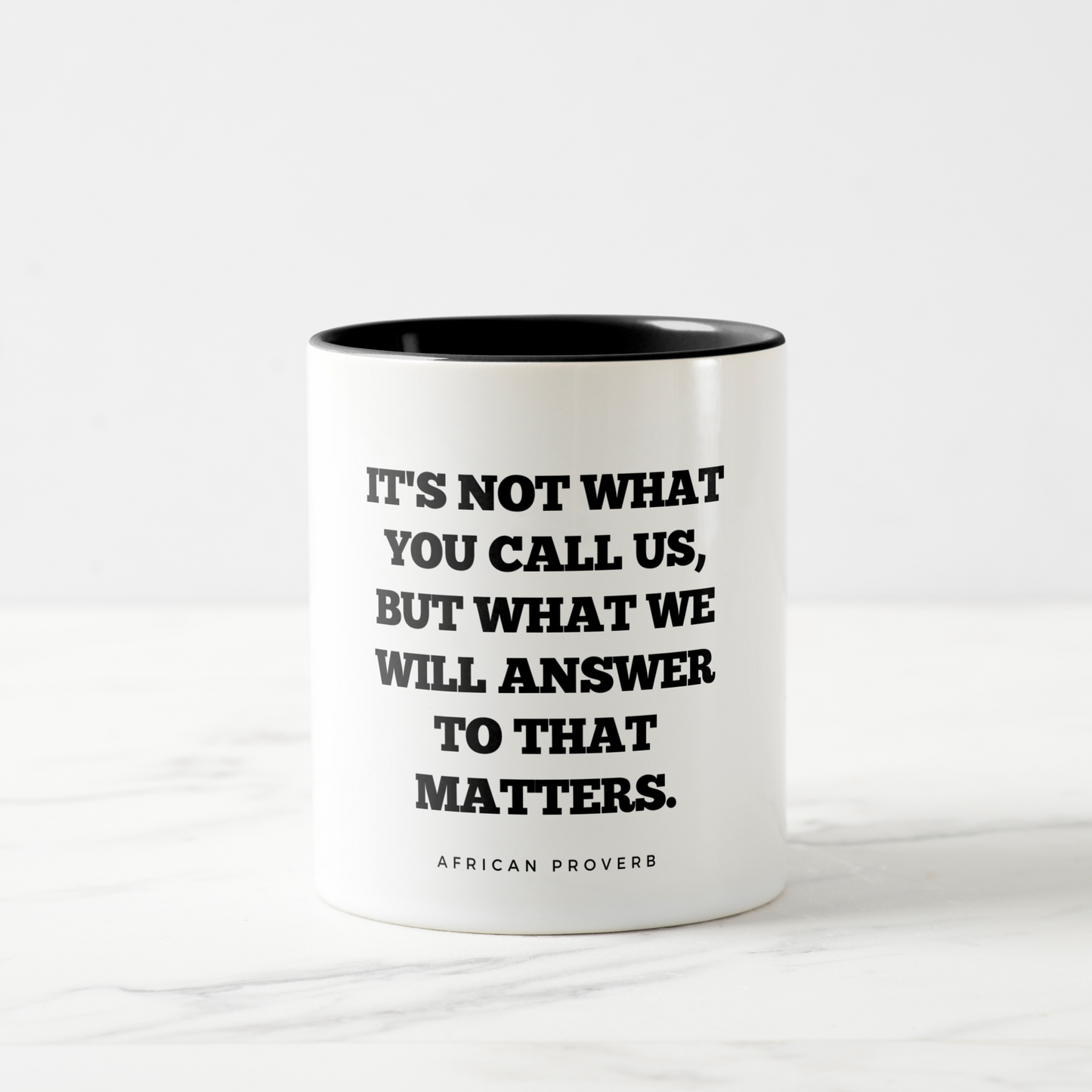 African Proverb Coffee Mug