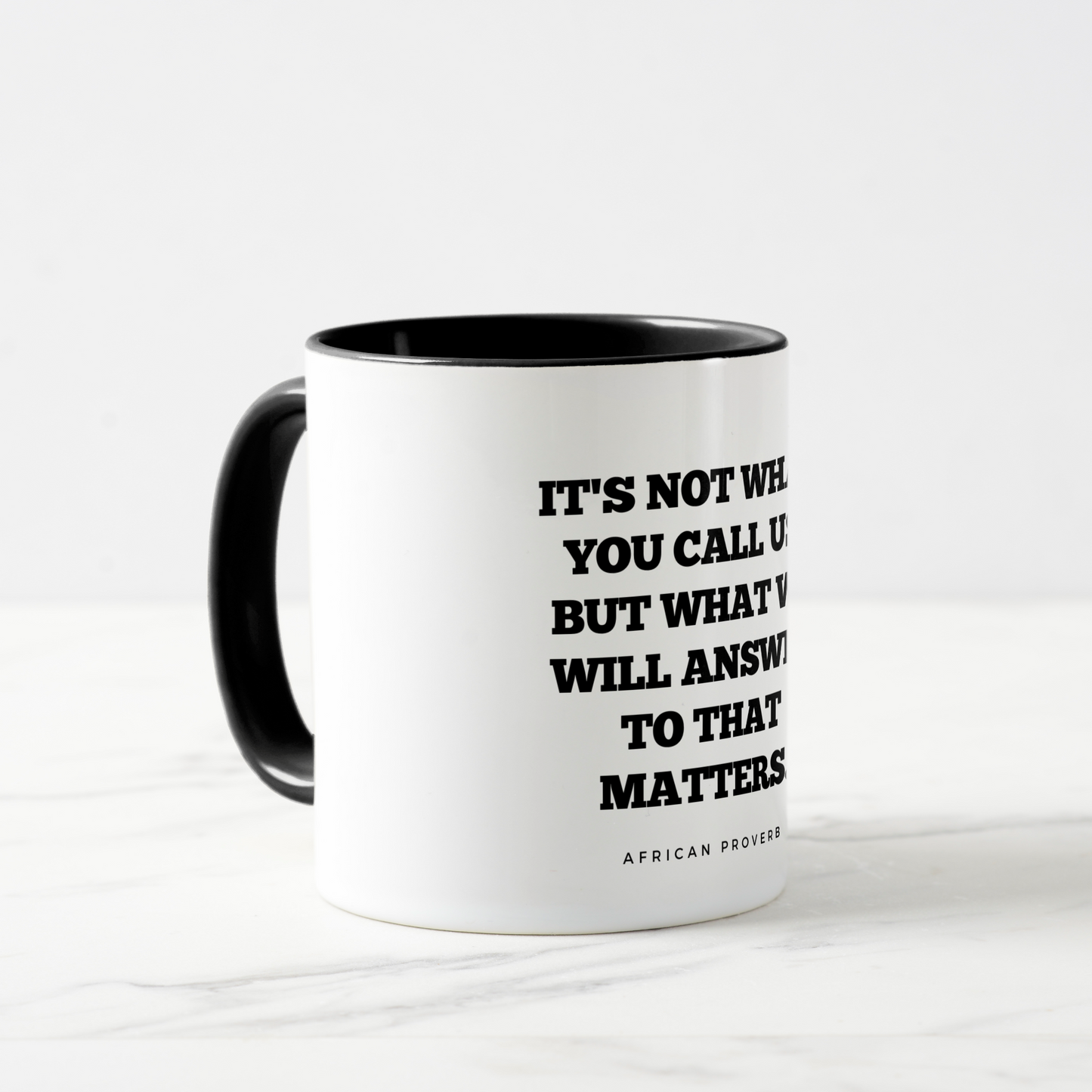 African Proverb Coffee Mug