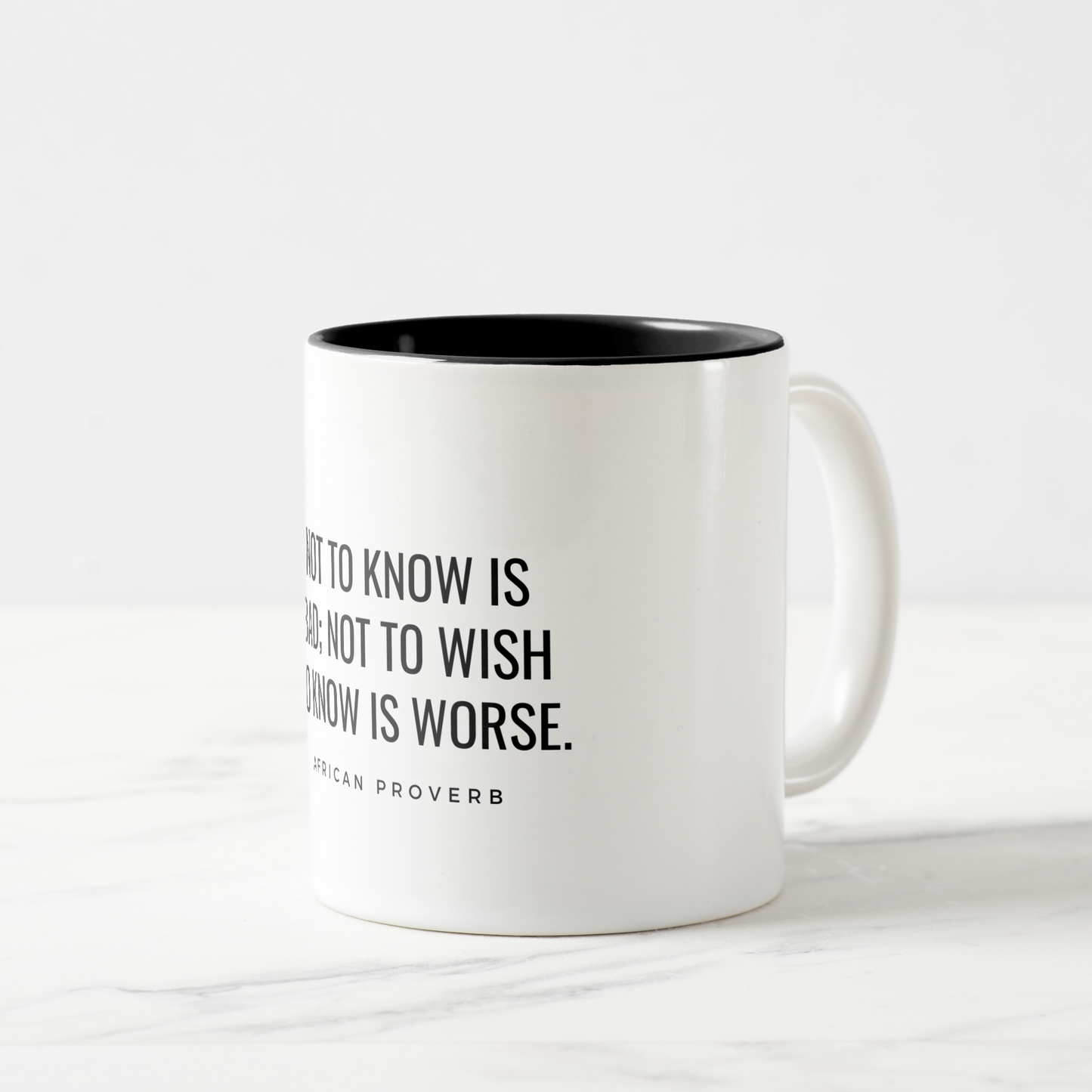 African Proverb Coffee Mug