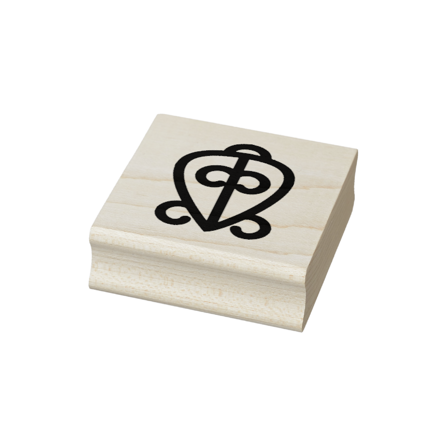 Adinkra (Power of Love) Rubber Stamp, Paper Crafts, Party & Kids, Stationery