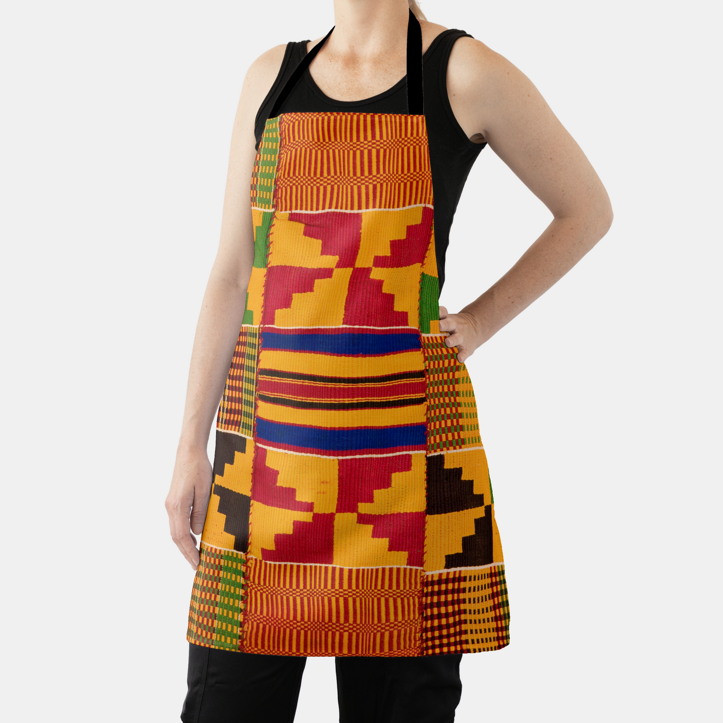 African Print Apron