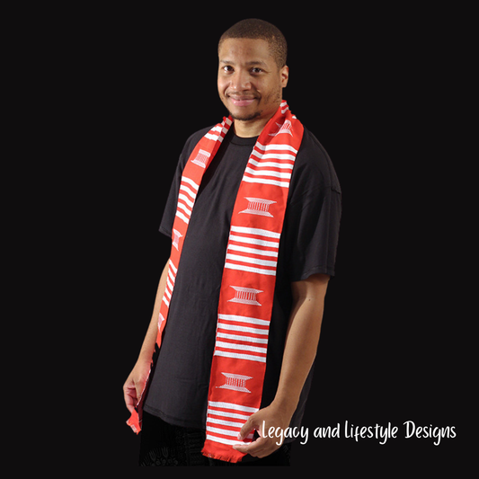 Handwoven Ashanti Kente Graduation Stole – Made in Ghana