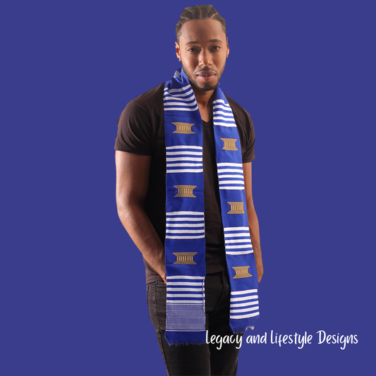Handwoven Ashanti Kente Graduation Stole – Made in Ghana
