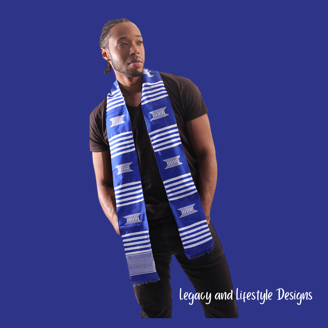 Handwoven Ashanti Kente Graduation Stole – Made in Ghana