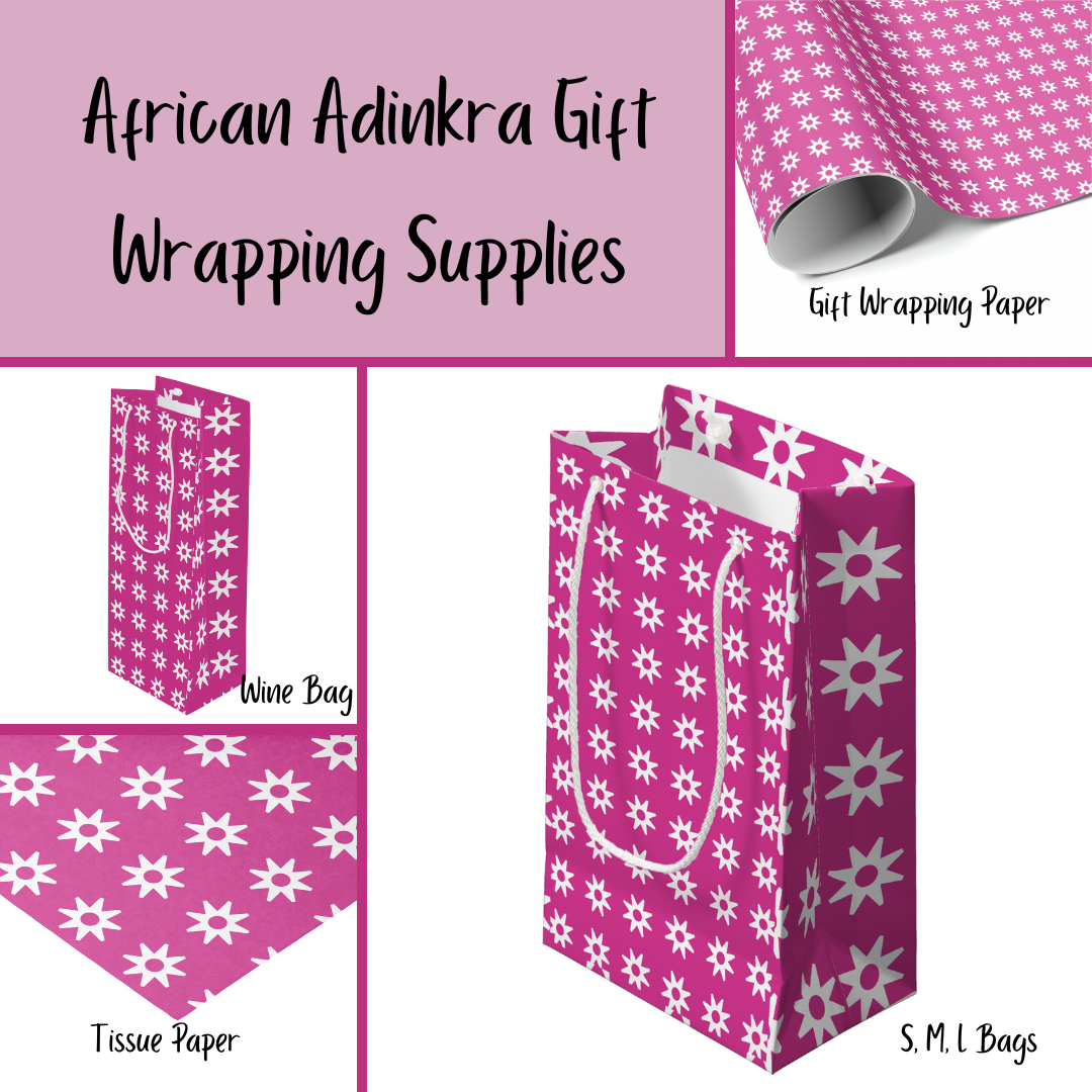 African Adinkra Gift Bag