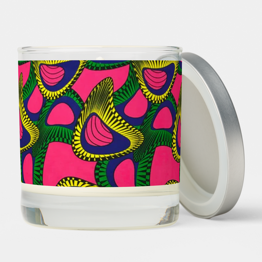 African Print Scented Candle