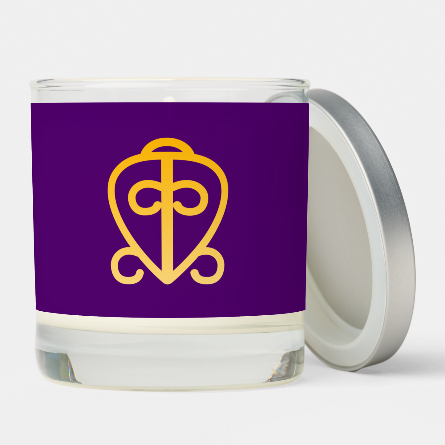 African Adinkra Symbol (Power of Love) Scented Candle