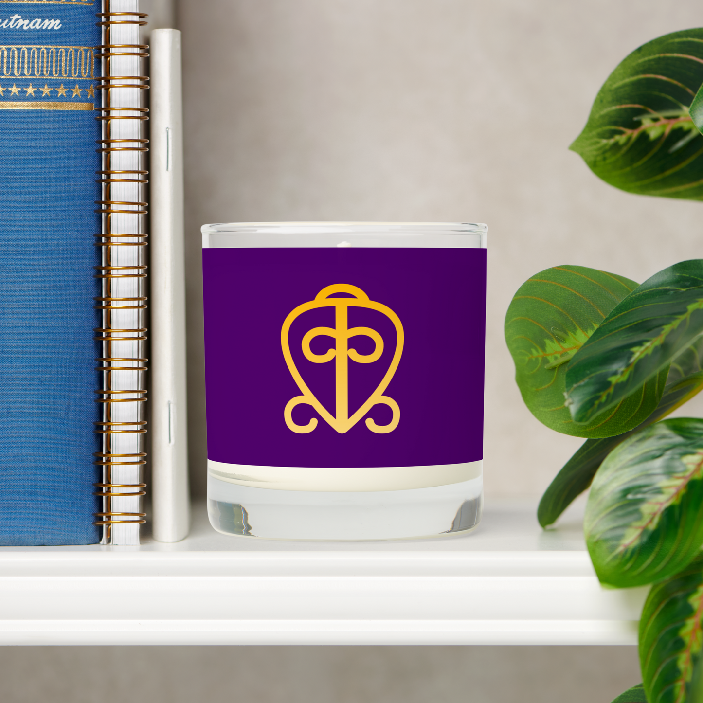 African Adinkra Symbol (Power of Love) Scented Candle