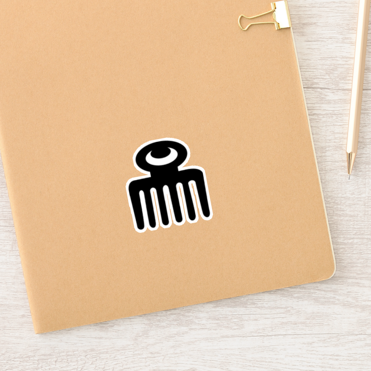 Adinkra Symbol (Beauty) Vinyl Sticker