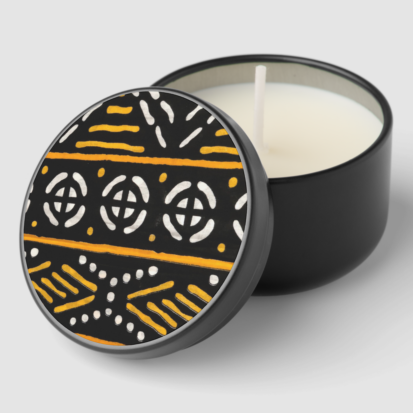 African Print Mini Candle Favors