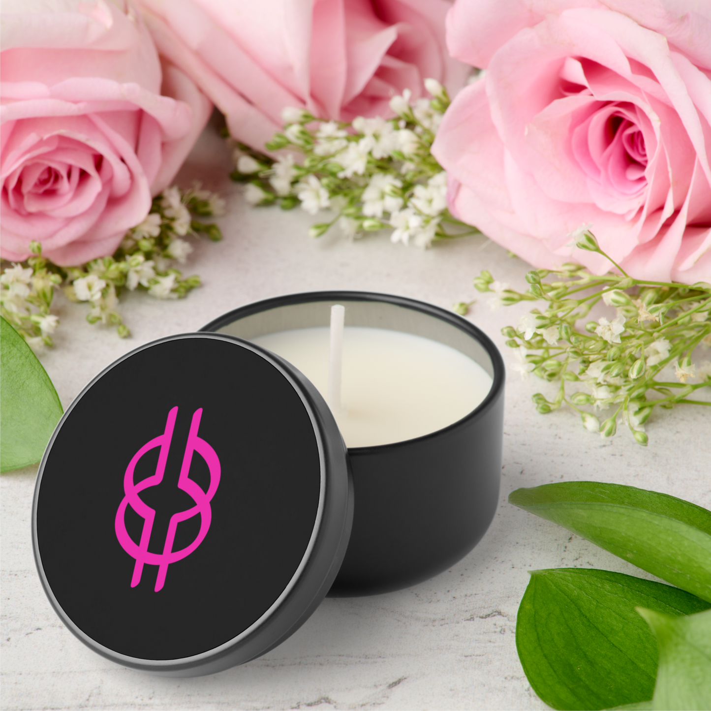 African Adinkra Mini Candle Favors