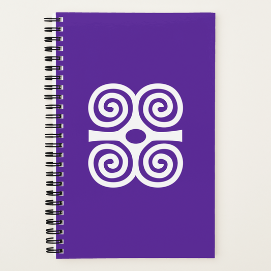 African Adinkra (Strength & Humility) Notebooks