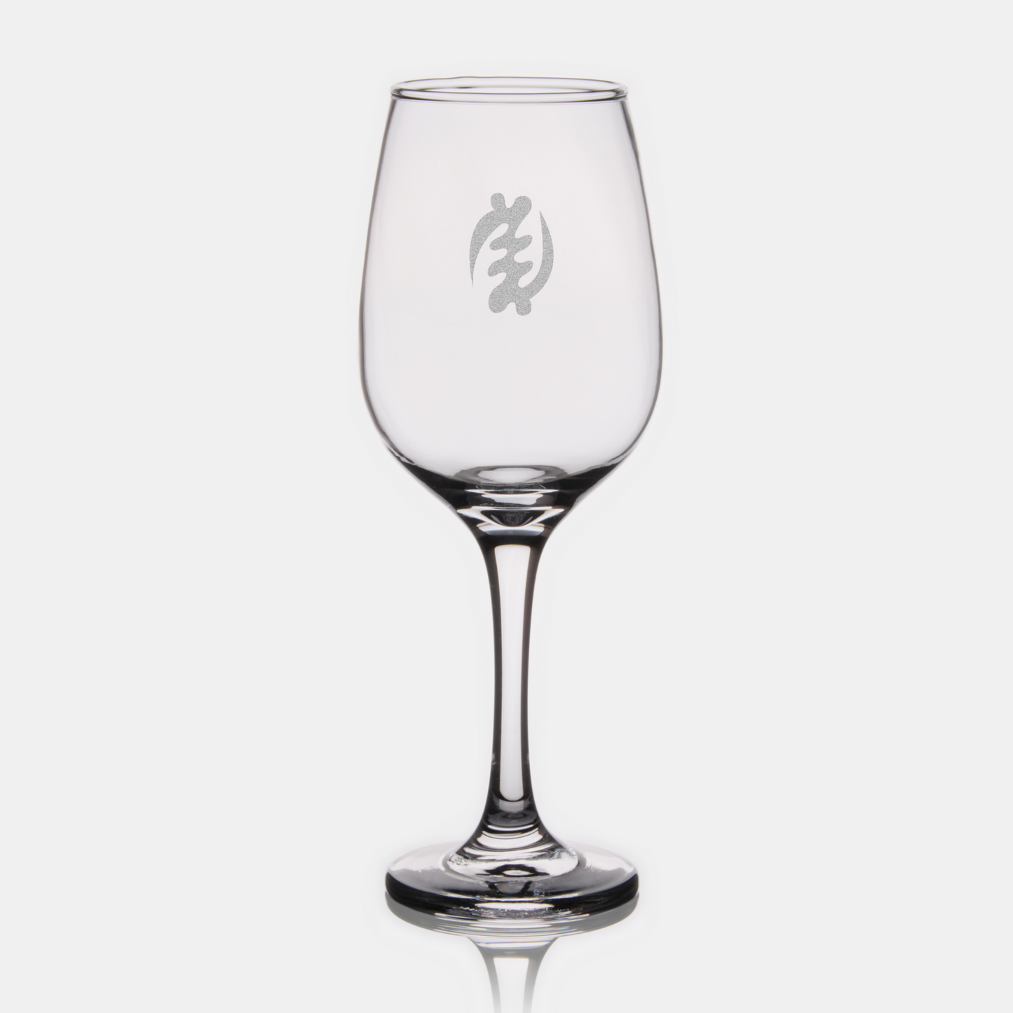 African Adinkra Wine Glass