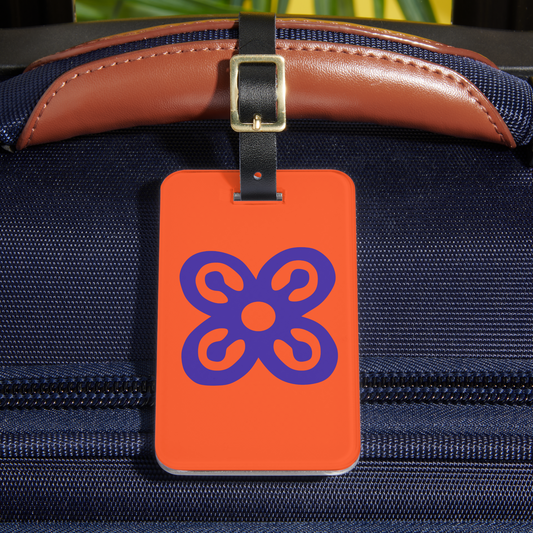 African Adinkra (Abundance) Luggage Tag