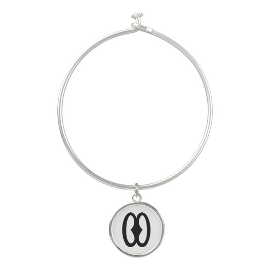 African Adinkra (Wisdom Knot) Bangle Bracelet