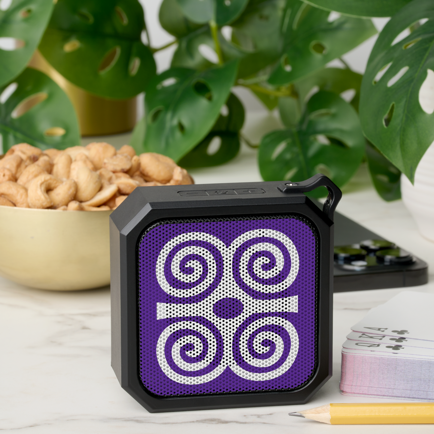 African Adinkra (Strength & Humility) Bluetooth Speaker