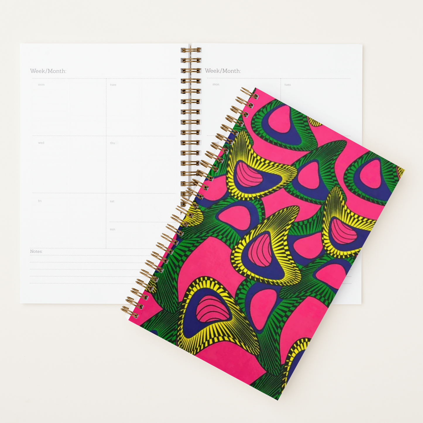 African Print Planner