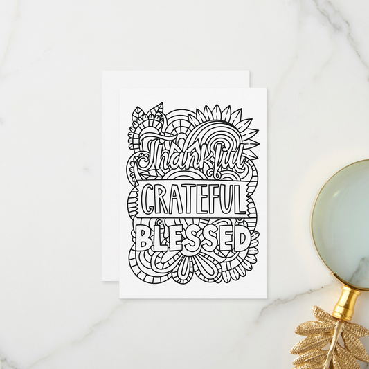 Color Your Joy! Note Card