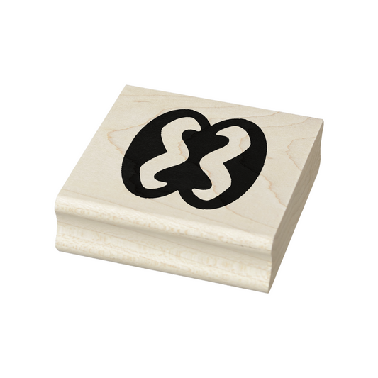 Adinkra (Human Relations) Rubber Stamp, Paper Crafts, Party & Kids, Stationery