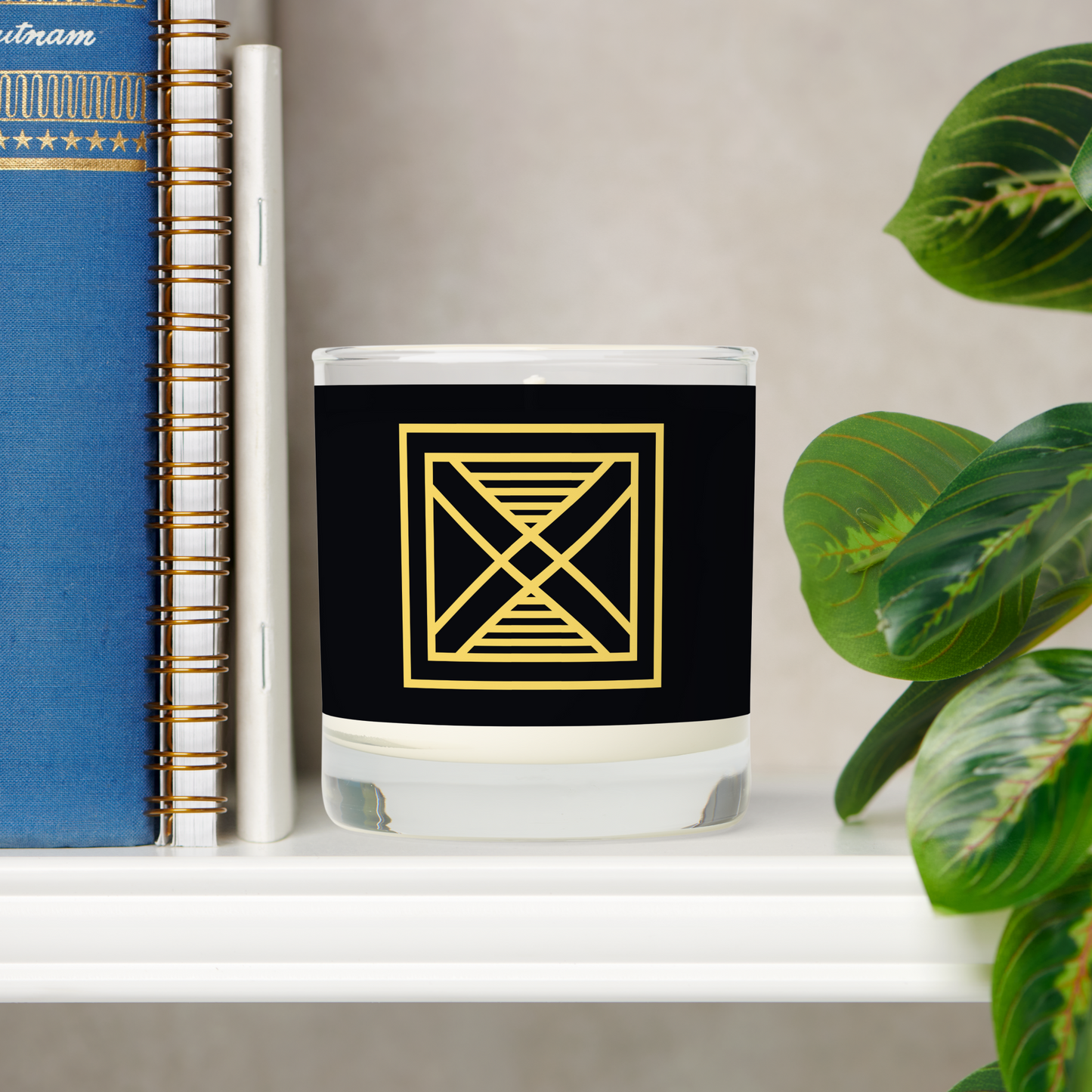 African Adinkra Symbol (Fortitude) Scented Candle