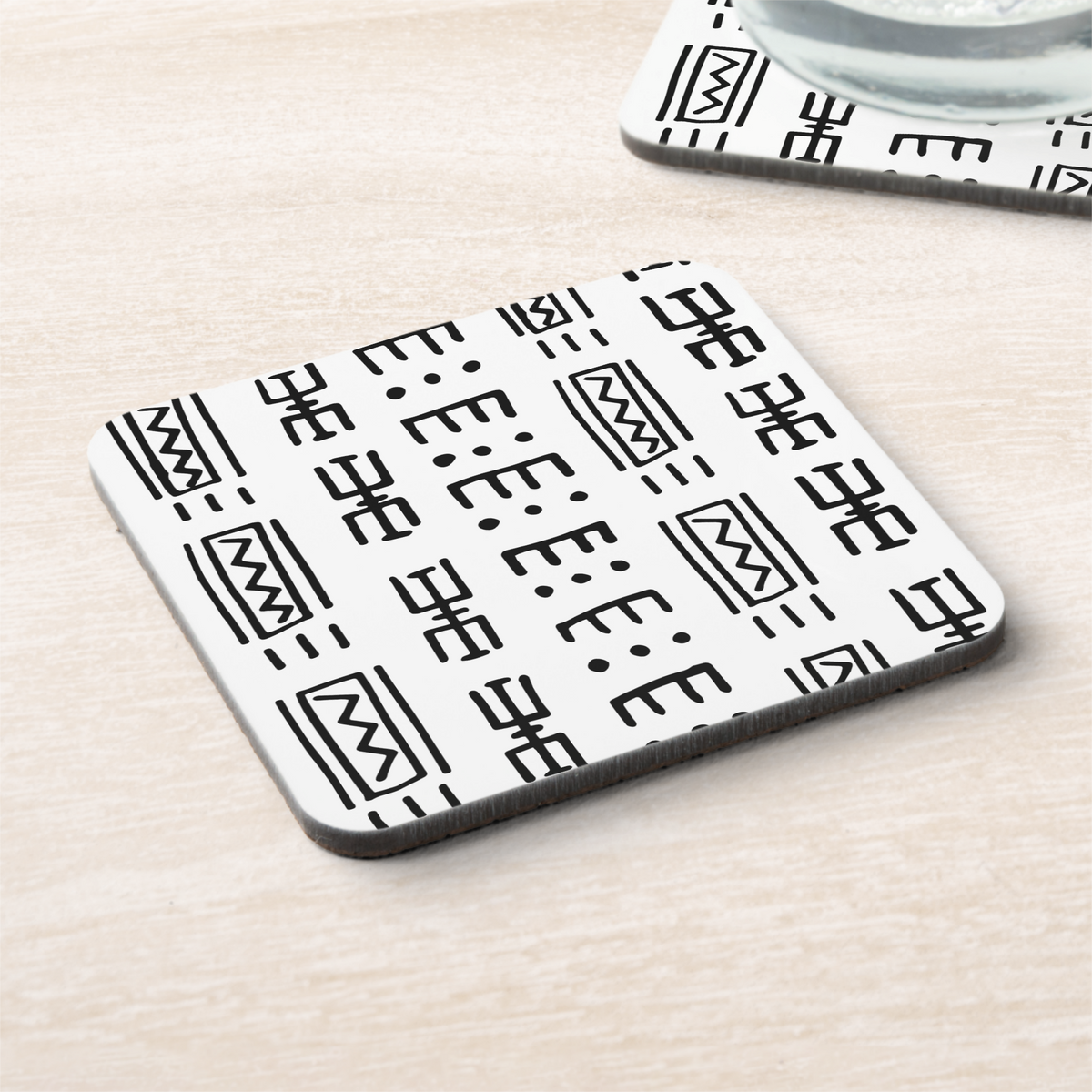 Mudcloth Print Coasters
