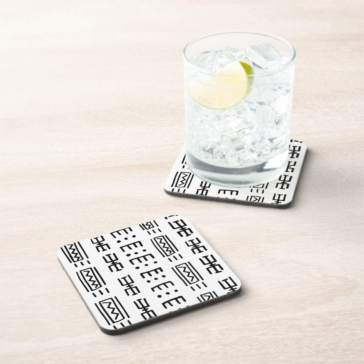 Mudcloth Print Coasters