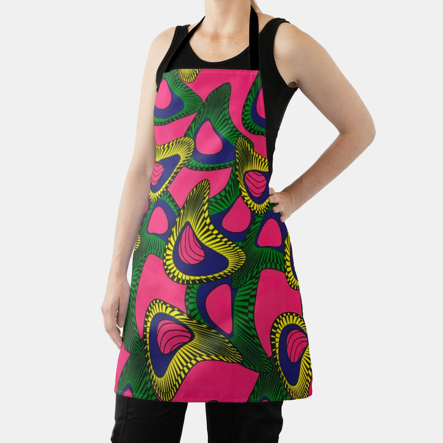 African Print Apron