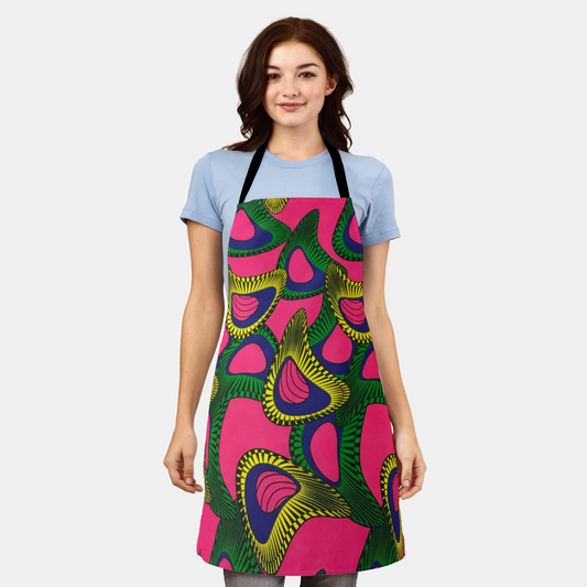 African Print Apron