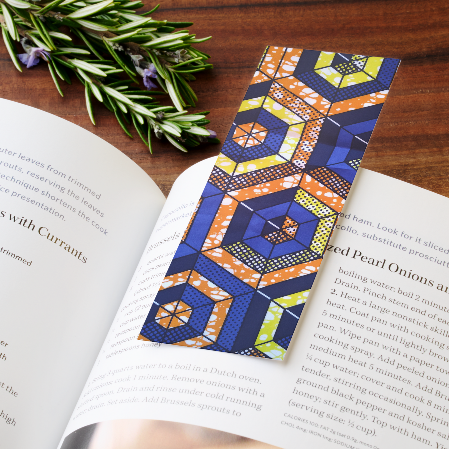 African Print Bookmarks