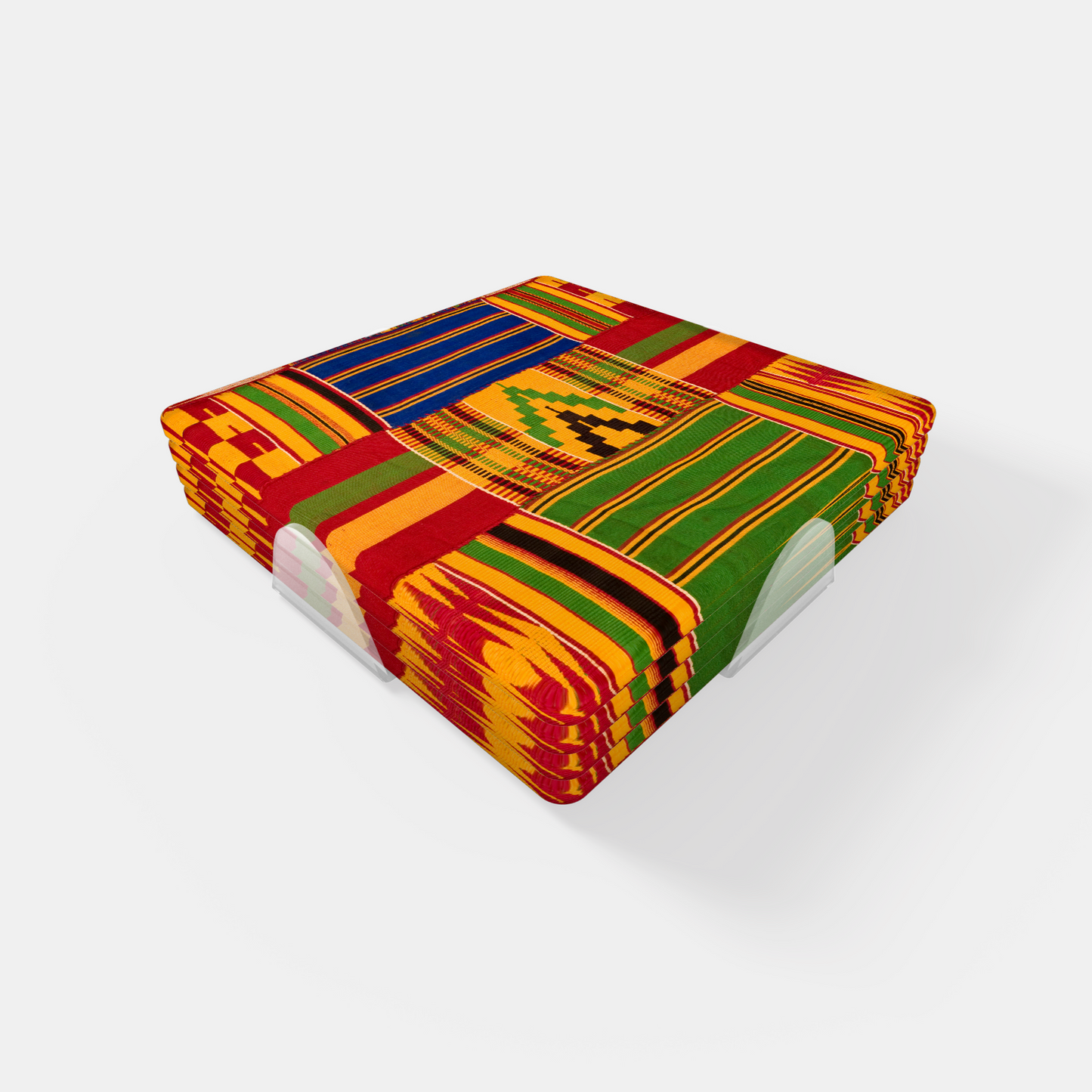 African Print Coaster Set