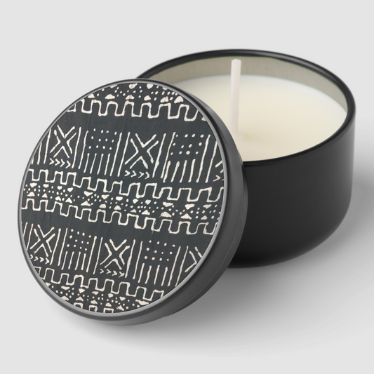 African Print Mini Candle Favors