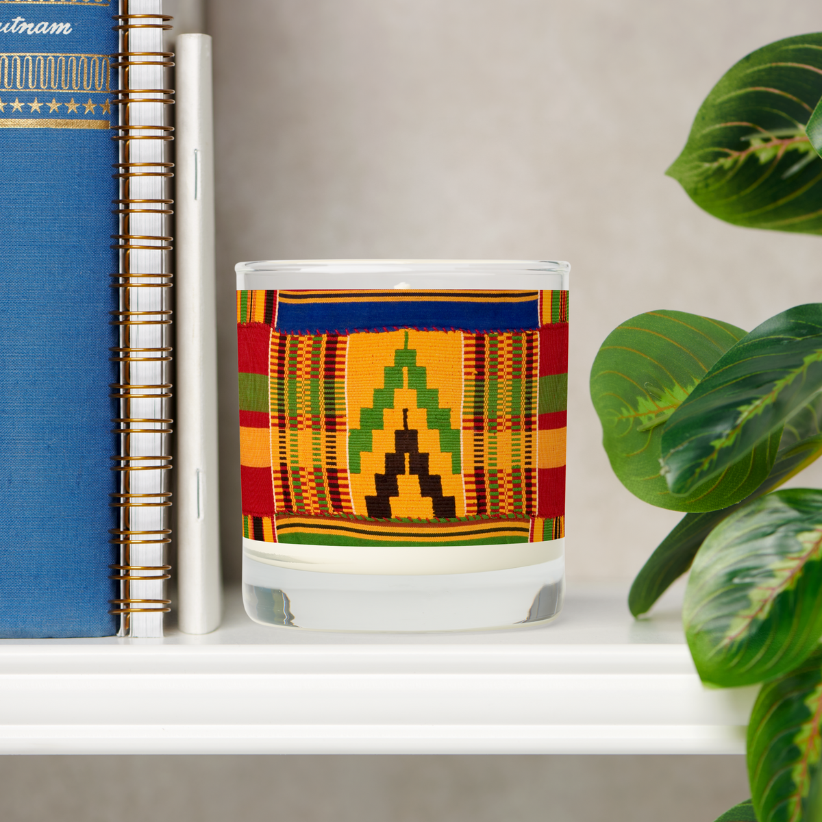 African Print Scented Candle