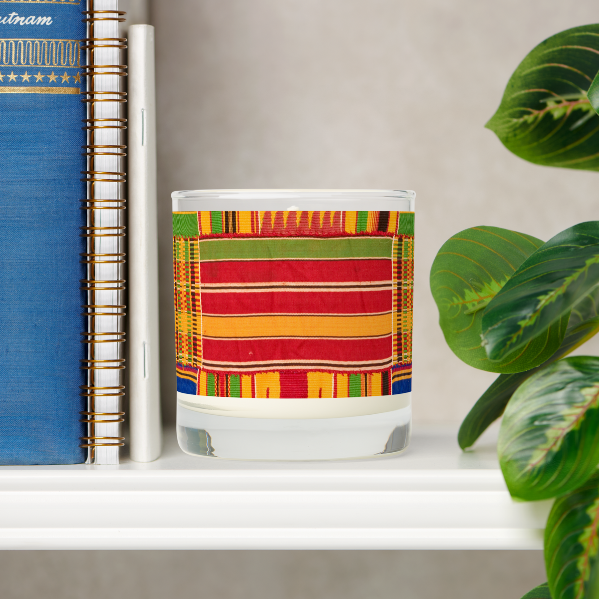 African Print Scented Candle