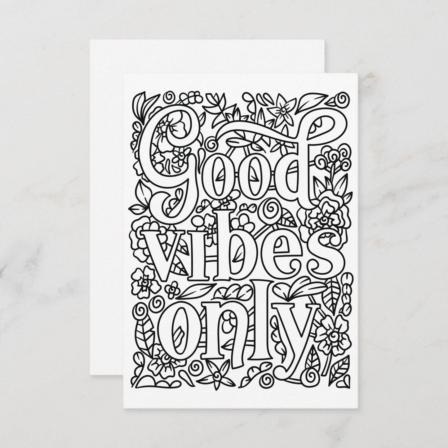 Color Your Joy! Note Card