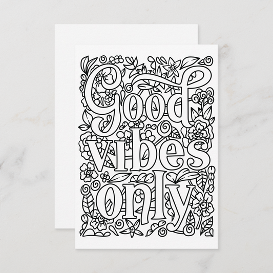 Color Your Joy! Note Card