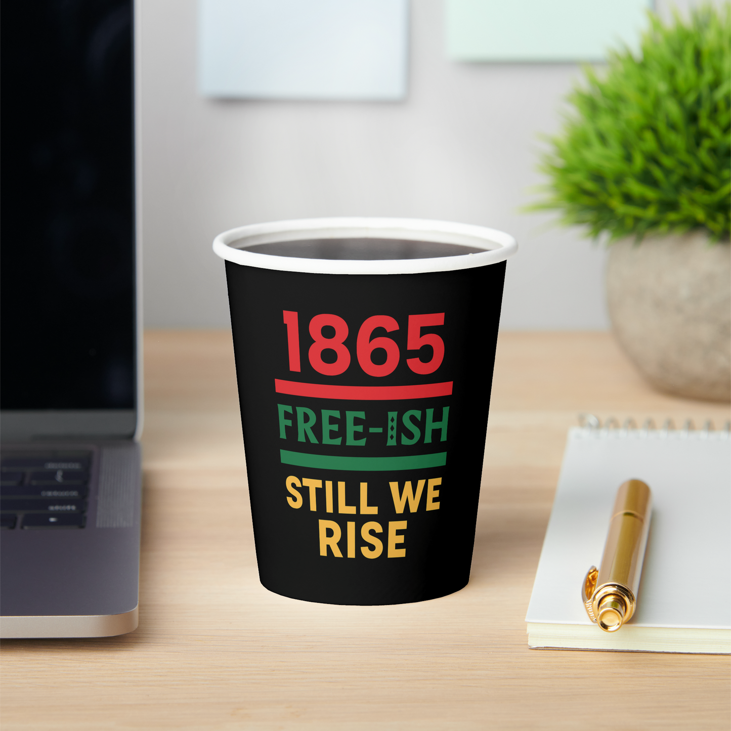 Juneteenth Paper Cups