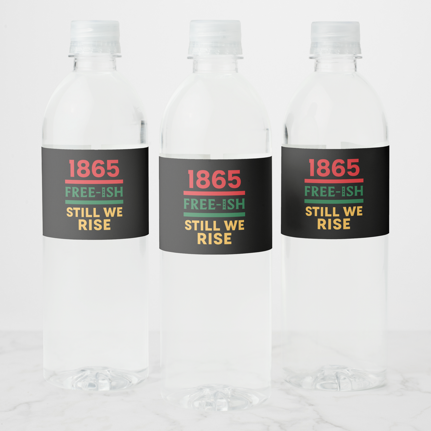 Juneteenth Water Bottle Labels