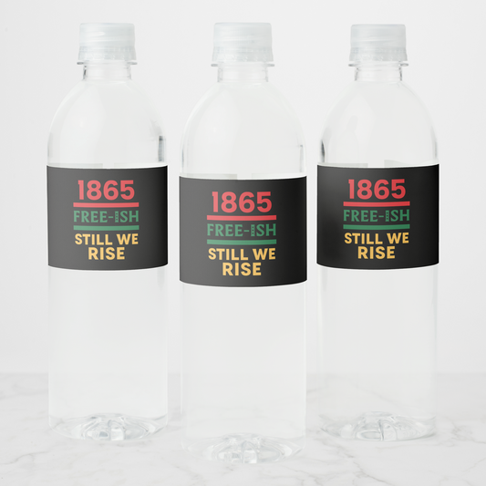 Juneteenth Water Bottle Labels