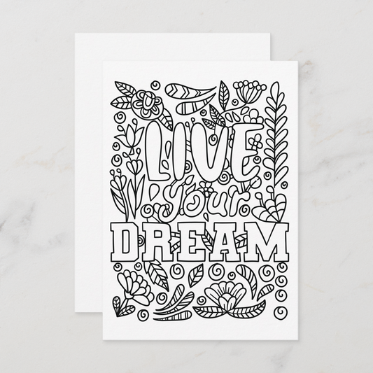 Color Your Joy! Note Card