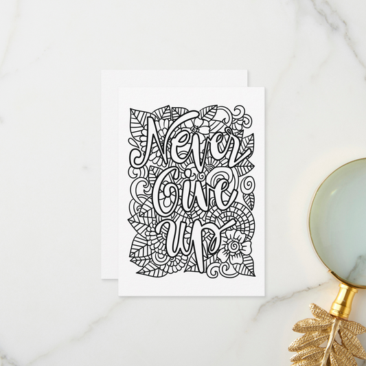 Color Your Joy! Note Card