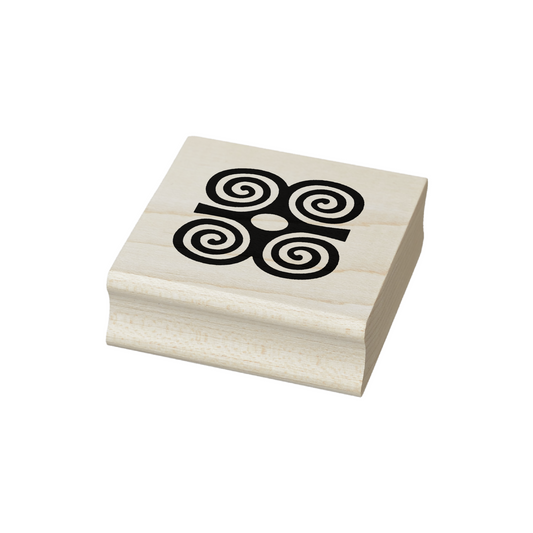 Adinkra (Strength and Humility) Rubber Stamp, Paper Crafts, Party & Kids, Stationery