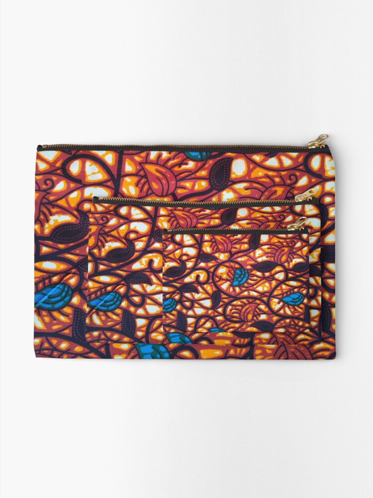 African Print Accessory Pouch