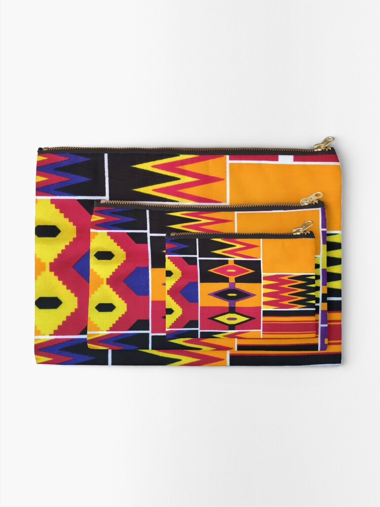African Print Accessory Pouch